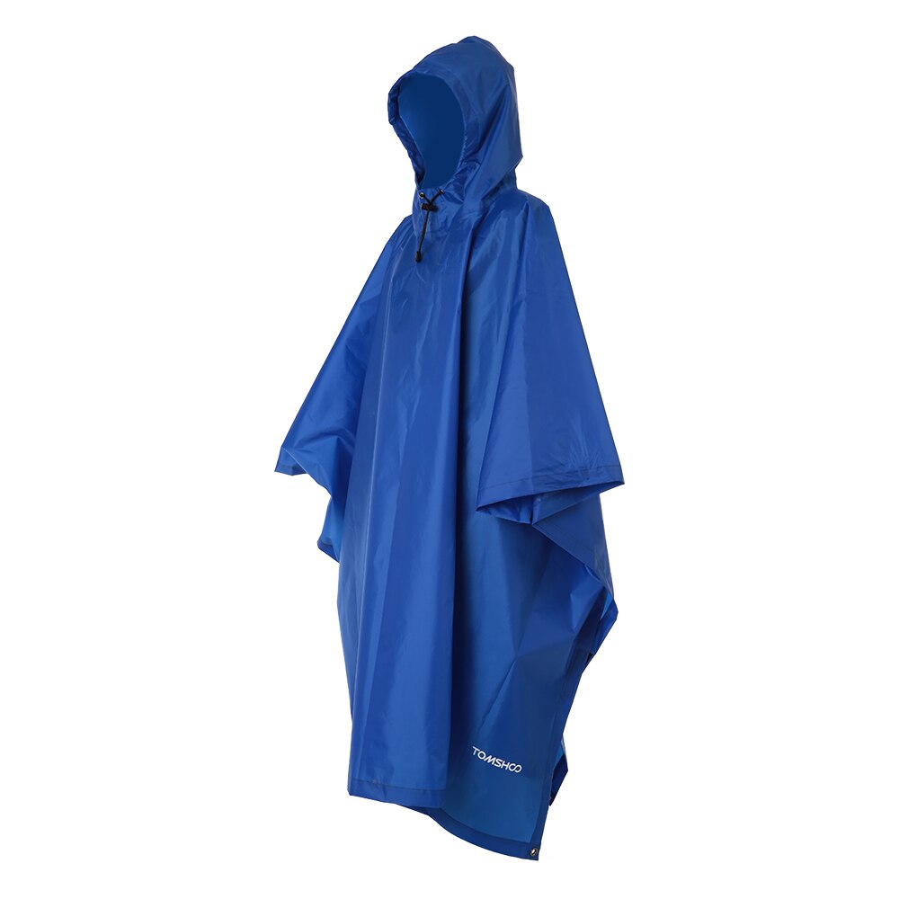 Cheap Goat Tents TOMSHOO Multifunctional Lightweight Raincoat with Hood Outdoor Rain Cover Poncho Camping Picnic Sunshine Canopy Shelter Mat Tents 